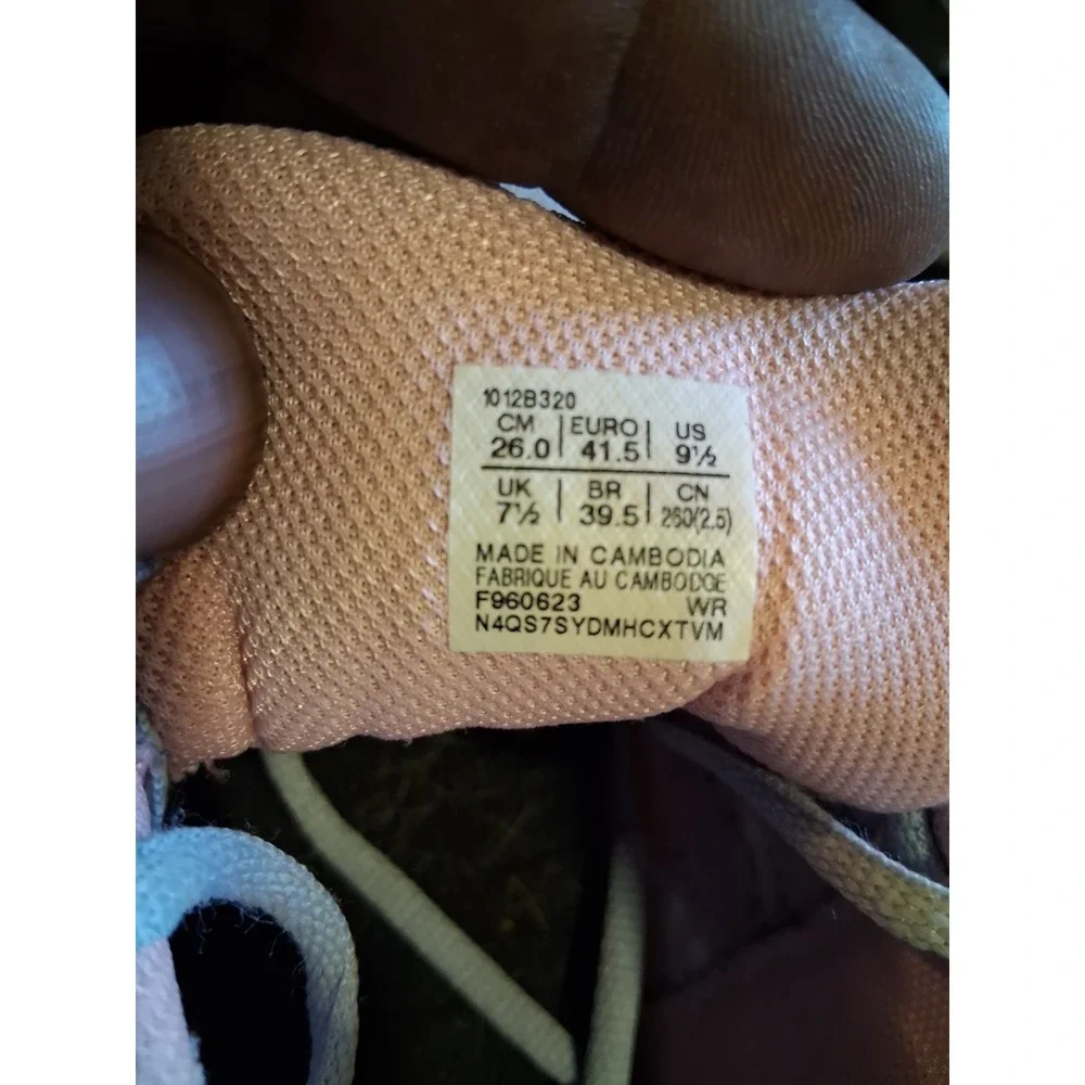 ASICS Gel Contend 7‎ Shoes Women 9.5 Sheet Rock Pink Salt Running Sneakers